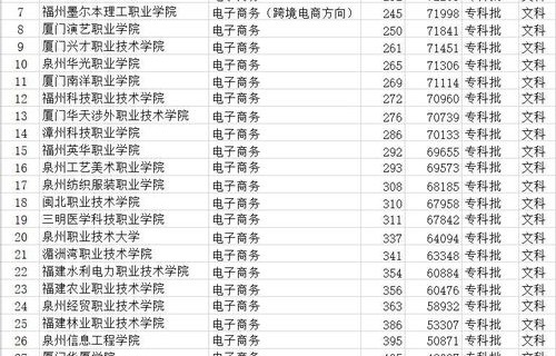 沈阳电子商务专业排名