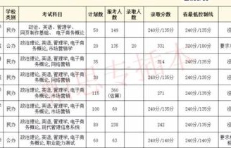 电子商务专插本可选专业